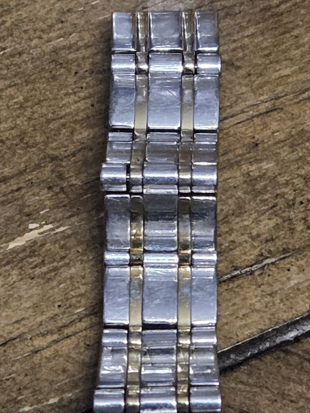 Citizen Eco Drive Two-Tone Silver and Gold Bracelet Watch with Black Dial - Picture 7 of 7